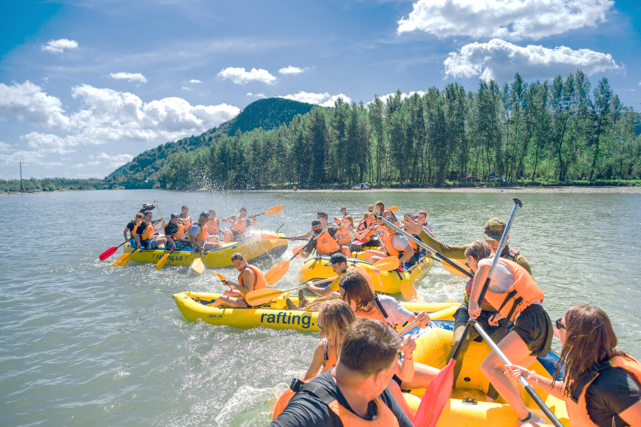 rafting